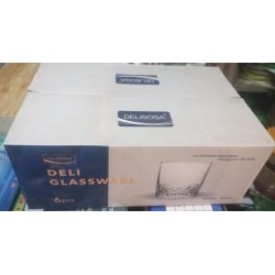 Deli Glassware Set of 6 – Premium Drinking Glasses Nigeria