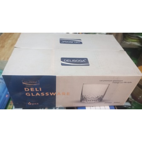 Deli Glassware Set of 6 – Premium Drinking Glasses Nigeria