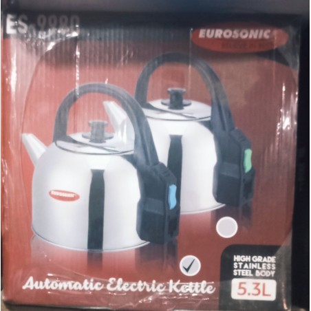 5.3L Stainless Steel Electric Kettle – Automatic Water Boiler Nigeria